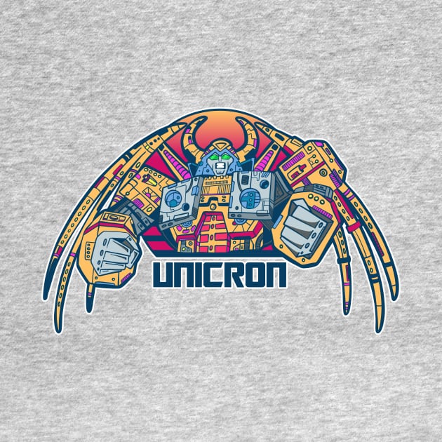 Retro 80s Punk Unicron by Chris Nixt